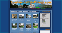 Desktop Screenshot of apartmentsstatecollege.com