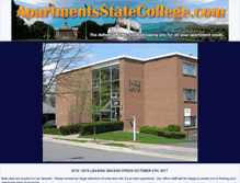Tablet Screenshot of apartmentsstatecollege.com